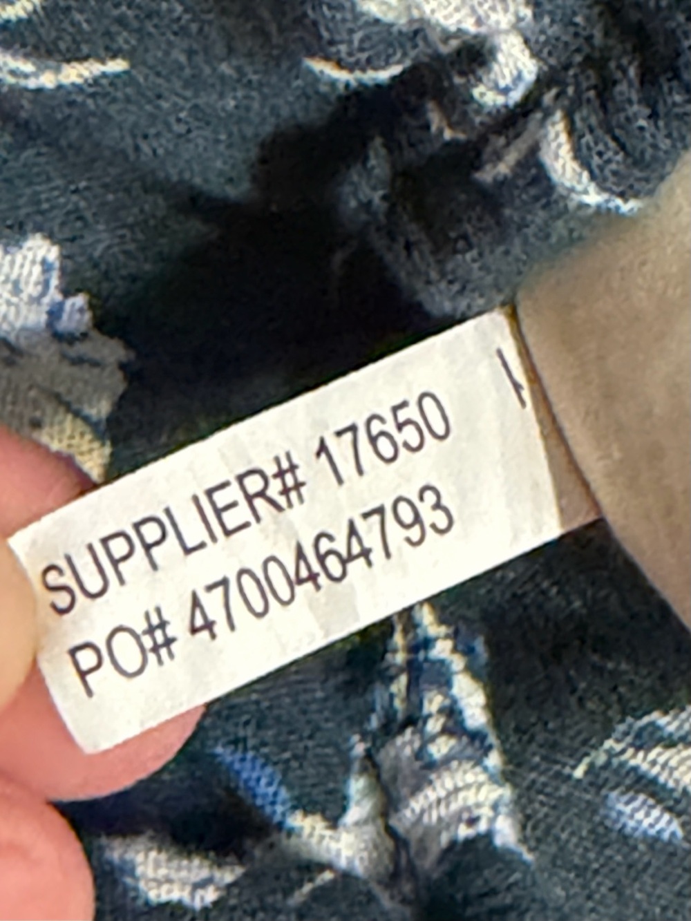 RL BOHO Denim & Supply Ralph Lauren Blue Floral Cottage Peasant Blouse Top - Picture 12 of 13